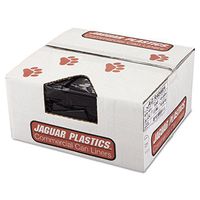 Jaguar Plastics R4046H Can Liners, 45 Gallon/40 x 46, 1.5mil, Black, 100/Carton