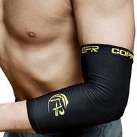 CFR Elbow Compression Support Sleeve - High Copper Content Elbow Braces for Workouts Tennis Arthritis Tendonitis True Fit One Pair,2XL UPS Post