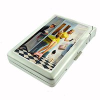 Vintage Retro Sexy Bridesmaid Party Cigarette Case with Built In Lighter Pin Up Girl-169