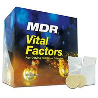 MDR Vital Factors Anti-Aging Dietary Supplement with Resveratrol Helps Support Brain Function, Immunity, Good Health, Firm Skin and Youthful Energy (40 Effervescent Tablets)
