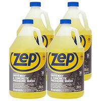 Zep Driveway and Concrete Pressure Wash Cleaner Concentrate 128 Ounce ZUBMC128 (Case of 4) Pro Strength