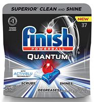 Finish - Quantum with Activblu Technology - 37ct - Dishwasher Detergent - Powerball - Ultimate Clean and Shine - Dishwashing Tablets - Dish Tabs