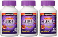 Kirkland Signature, Aller FEX qzRcJ 180 mg 150 Tablets (Pack of 3)