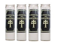 Gifts by Lulee, LLC Sagrada Santa Cruz de Caravaca 4 Veladoras o Set of 4 Candles