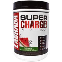 Labrada Nutrition Super Charge Pre Workout, Nitric Oxide Boosting Performance Enhancer with BCAAs, Creatine Monohydrate and 8 More Clinically Dosed Ingredients, Watermelon, 625 Gram