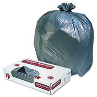 Jaguar Plastics G3858G LLDPE 60 Gallon Can Liner, 1.3 Mil, Star Seal, 58" x 38", Gray (Case of 100)