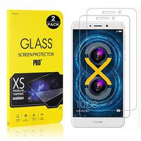 Screen Protector Film Compatible with Huawei Honor 6X, UNEXTATI Tempered Glass Screen Protector, HD Clear Screen Protector for Huawei Honor 6X, 2 Pack