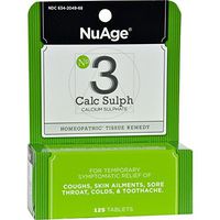 Nuage Labs #3 Calc Sulph 125 Tab