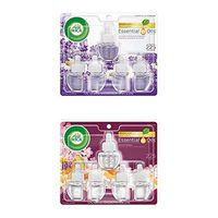 Air Wick Plug in Scented Oil 5 Refills, Lavender & Chamomile and Summer Delights, (5x0.67oz), Essential Oils, Air Freshener