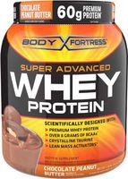 Body Fortress Super Advanced Whey Protein, Chocolate Peanut Butter, 1.95 lb. (885 g)
