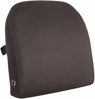 Relaxzen 60-2804MH05 Memory Foam Massage Lumbar Cushion (Pack of 2), Orthopedically designed to provide lumbar support and ease muscle tension, 1 massage motor relaxes back muscles