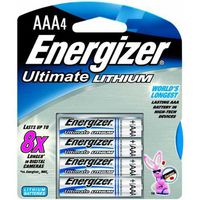 Energizer : e Lithium Batteries, AAA, 4/pack -:- Sold as 2 Packs of - 4 - / - Total of 8 Each by Energizer