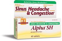 Boericke and Tafel Alpha SH Sinus Headache, 40 Count