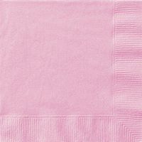 Light Pink Paper Napkins, 20ct