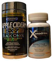 Xenadrine Effective 60 Capsules Bundle with MuscleTech SX-7 Black Onyx Apple Cider 150 Capsules