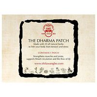 The Dharma Patch All Natural Pain Relief Associated with Arthritis, Backache, Muscle Strains, Sprains, Bruises, Joint Pain, Cramps, Strong Flexibility, Lasting Mobility, and Protection. (1 Patch)
