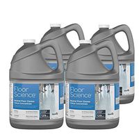 Diversey Floor Science Professional Neutral Floor Cleaner, 1 Gallon Concentrate - Makes Up to 129 Gallons, Citrus Scent (4 Pack)