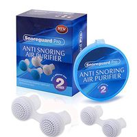 2-in-1 Upgrades Anti Snoring Devices Air Purifier Filter Snoring Solution Nasal Dilator Ease Breathing Snore Stopper Sleeping Aid Device for Women Men (White, 2 Set)