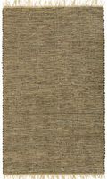 Brown Leather & Hemp Matador 30"x50" Rug