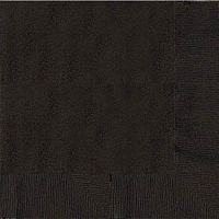 3 Ply Paper Dinner Napkins | 20ct (Jet Black)
