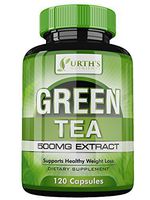 Green Tea Extract Supplement with EGCG - 120 Day Supply - 100% MONEY BACK GUARANTEE - NON GMO - Healthy Weight Loss Support - Made in USA