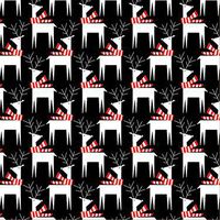 Dashing Deer Reindeer Gift Wrap Flat Sheet 24" X 6' - Gift Wrapping Paper