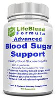 Blood Sugar Support- with Alpha Lipoic Acid & Cinnamon | 20 Herbs & Multivitamins LifeBlend-60 Pills