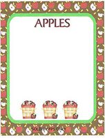 Apples Stationery Printer Paper 26 Sheets