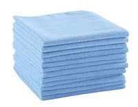 DRI Professional Extra-Thick Microfiber Cleaning Cloth 12 Pack Blue