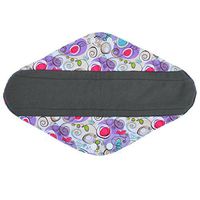 14 Inch Overnight Charcoal Bamboo Mama Cloth/Menstrual Pads/Reusable Sanitary Pads (Swirl)