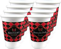Westrick Kentucky Derby 16 oz Beverage Cups - 8/Set