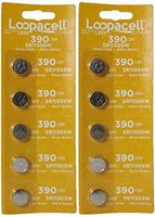 Loopacell Watch Batteries 390 SR1130SW (10 Batteries)