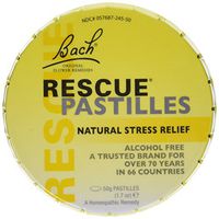 Bach Flower Remedies - Rescue Pastilles Stress Relief, 50 gms, 1.7 oz