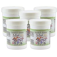 Maria Treben's Authentic Swedish Bitters Mud It is really Gold for compresses and Poultices (5 x 8oz /227ml bottle)