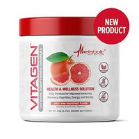 Metabolic Nutrition Vitagen, Vitamin Adaptogen Complex, 240 g, Health & Wellness Solution (Sweet Pink Grapefruit)