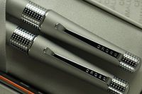 Cross Executive Limited Series Beverly Matte Satin Pearlescent Capped Gel Ink Rollerball Pen and Ballpoint Pens Set. 2 pens
