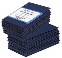 Ruvanti Table Cloth Napkins [24 Pack] Polyester Napkins/Reusable Dinner Napkins .Navy Blue Fabric Napkins Good for Weddings,Cocktail Parties, Holiday Dinner,Coffee Gatherings, Restaurant & More.