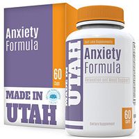 Natural Anxiety Formula & Stress Support Supplement - with All-Natural Ingredients That Helps Manage Stress and Soothe The Mind, Boosts Serotonin to Keep You Calm and Happy