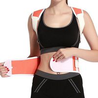 Adjustable Posture-Support Brace and Double-Compression Belt