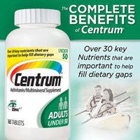 Centrum Vitamins Adult Under 50, 285 Counts