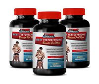 Men Sexual Performance Enhancement Bigger and Longer - Best Testosterone Booster for Men - Male Enhancement Complex - tribulus with Horny Goat Weed - 3 Bottles 180 Capsules