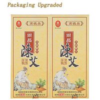Five Chen Pure Moxa Rolls, ShangPin Moxa Rolls for Moxibustion Upgrade Packaging (2 Boxes for 20 Rolls)