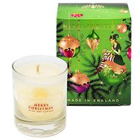 Luxurious Merry Christmas Elf Pure Soy Candle Made in England - Great Britian