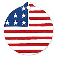 Big Dot of Happiness Stars and Stripes - Memorial Day USA Patriotic Party Favor Gift Tags (Set of 20)