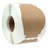 Natural Brown Kraft Holiday Gift Tag/2" x 3" Present Stickers/250 Christmas Gift Tags