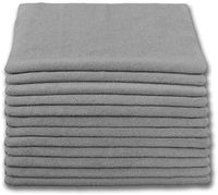 Highest Quality Microfiber Terry Cloth 16x16 300gsm - Gray Case of 204