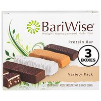 BariWise Protein Bar/Diet Bars - Variety Pack (7ct) 3 Box Value-Pack (Save 10%) High Protein, Low Fat, Gluten Free, Aspartame Free