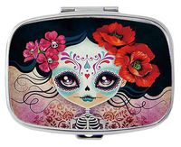 BeeGogo - Sorceress Custom Personlized Rectangular Tablet Medicine Pocket Purse Travel Pill Vitamin Decorative Box Case Holder