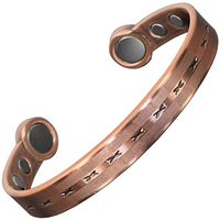 Strong Magnetic Therapy Bracelet for Arthritis 100% Pure Copper Bracelet Unisex Healing Bracelet for Pain Relief Health Bracelet Gift Boxed – HPR (L: Wrist 7.6-8.75"/19.5-22.5cm)
