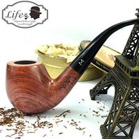 lifevv Tobacco Pipe Pear Root Smoking Pipe with Accessories and Gift Package